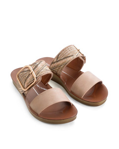 Non Leather Shoes: Los Cabos Doti S25 - Taupe Multi