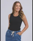 Foxwood Iris Tank 55x0281 - Black