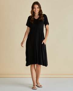 Betty Basics Donna Dress BB5030 - Black