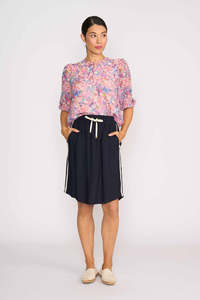 Memo Sidelines Skirt TP14698 - Navy