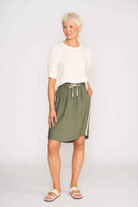 “Memo Sidelines Skirt TP14698 - Sage