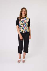 Democracy Chloe Top D9007 - Black