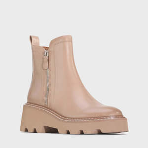 EOS Bae Leather Boot - Taupe