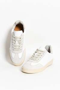 Alfie Evie: Alfie & Evie Abbie Sneakers White/Creame Lth