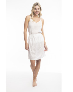Orientique Cotton skirt slip ss25 - White