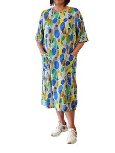 Glam: Glam Dress 2417 - 4 Bubble print Multi Color