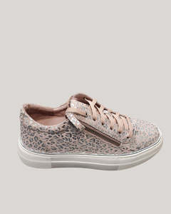Gelato Zack Platform Sneakers Pink Leopard