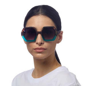 Okkia: Okkia Emma Sunglasses OK015-HB - Havana/Blue