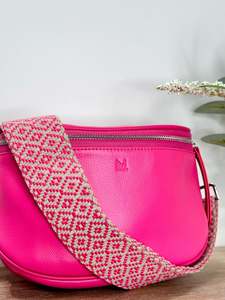Lemon Tree: Lemon Tree Dani Leather Bag LTD0010 - Fuchsia