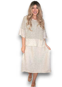 Helga May Amalfi 2pc Dress - Beige