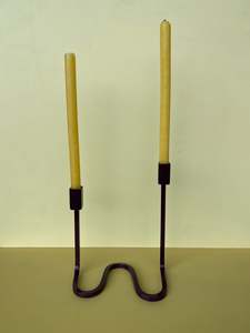 Hooks Candelabras: Wiggle Candelabra - Plum