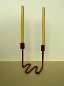 Hooks Candelabras: Shockwave Candelabra - Merlot