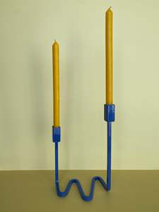 Shockwave Candelabra - Juniper Blue