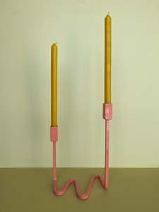 Hooks Candelabras: Shockwave Candelabra - Flamingo
