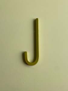 Straight Hook - Chartreuse