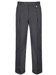 Early 20th Century: Revival Hugo Fishtail Trousers, Grey