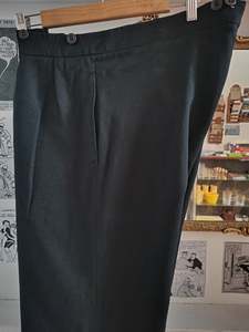 Early 20th Century: 1930s/40s Black Trousers