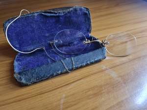 Edwardian Pince-Nez, Rimless