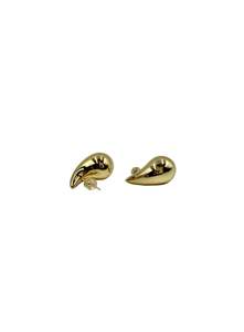 Medium Teardrop Stud Earrings - Gold/Silver