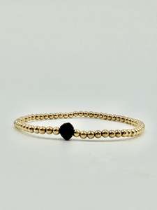 Bracelet: Black Spinel Gemstone Bracelet