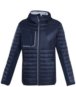 Tops: BIZ Patrol Jacket Navy Silver