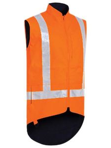Traffic Management: BISLEY TTMC Taped Lined Vest Orange