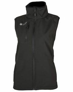 Womens Workwear: Stoney Creek Womens Softshell Vest Black