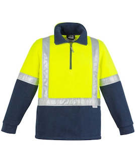 Hi Vis Yellow: SYZMIK Hi Vis Polar Fleece DN