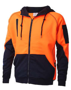 Best Sellers: Daneunder Orange & Navy Rain Guard Hi Vis Work Jacket
