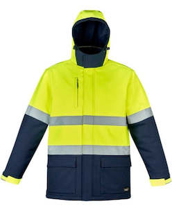 Syzmik Workwear: SYZMIK Hi Vis Antarctic Softshell Jacket Taped
