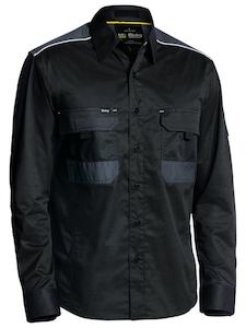 BISLEY LS Mechanical Stretch Shirt Black