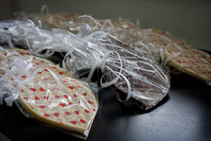 Printed Hearts – dangerous chocolate