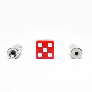 Magnets With Holes: 10mm Dia x 5mm with 3mm hole   |  Pack of 12