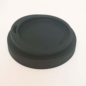 All Lids: Silicone Coffee Cup Lid 8oz (79mm) - Black