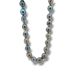 Tahitian Black Pearl Strands: Large Tahitian Strand Necklace 55cm
