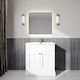Burlington 800mm Solid Wood Floor-Standing Vanity – Hampton Series – Matte White