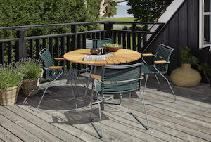 Houe Furniture: HOUE - CIRCLE 110 Table & CLICK Chair Setting