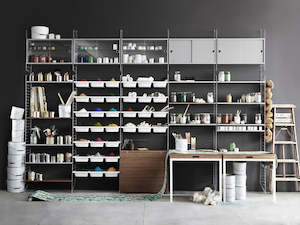 String Cabinets: String - Display Cabinet with Sliding Glass Doors