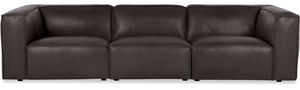 Cassia 3 Seater Leather Sofa
