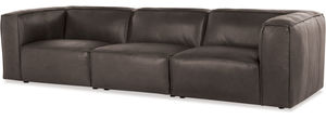 Cassia 3 Seater Leather Sofa