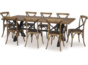 Cross 2200 9-pce Dining Suite