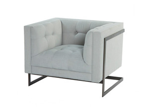 Products: Churchill Linen Armchair - Grey darbyandgrey