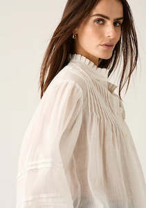 Blouse: MOS Aaliyah Blouse - Ivory