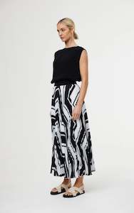 Kinney: Goldie Skirt - Classic Chevron