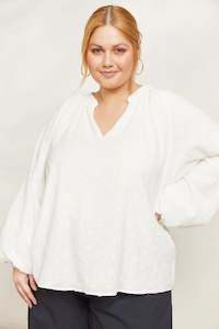 Sale: Zephyr Blouse - Opal