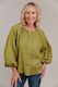 Laax Button Blouse - Chartreuse