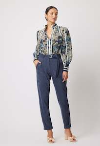 Sale: Once Was Eddie Faux Suede Rolled Cuff Jogger