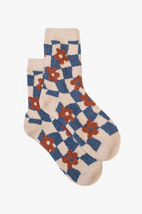 Accessories 1: Checkered Daisy Sock