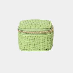 Accessories: Herringbone Mini Cube - Pistachio