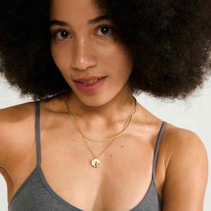 Accessories: Declan Recycled Necklace - Gold Plated